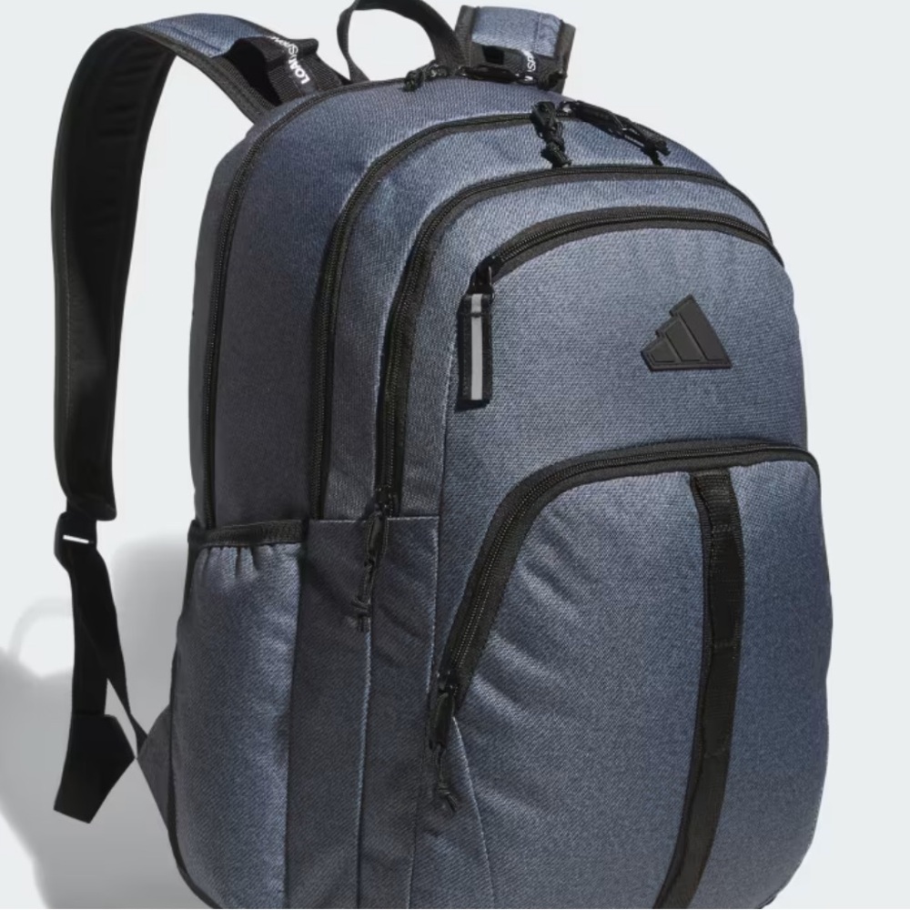 adidas Gray/Black Multi-Compartment Backpack